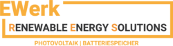 EWERK Logo wide PV Batteriespeicher 1 250x67 - Herausforderungen beim Betrieb von Photovoltaik-Großanlagen
